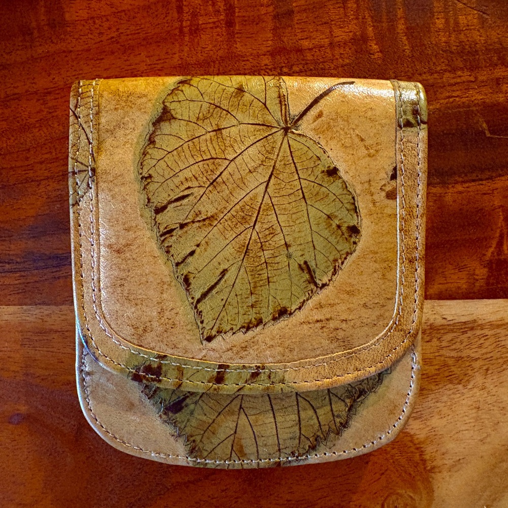 Leaf Print Original Taxi Wallet